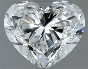 Picture of Natural Diamond 1.51 Carats, Heart with  Cut, H Color, VS2 Clarity and Certified by GIA