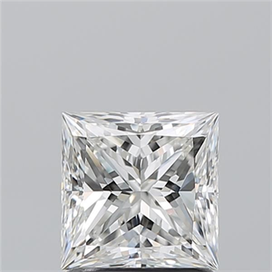 Picture of Natural Diamond 1.51 Carats, Princess with  Cut, G Color, VS1 Clarity and Certified by GIA