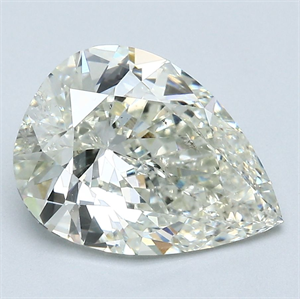 Foto Diamante Natural 2.79 quilates, De pera , Color L, claridad SI2 y certificado GIA de