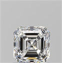 Natural Diamond 1.01 Carats, Asscher with  Cut, E Color, VS1 Clarity and Certified by GIA