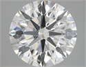 Lab Grown Diamond 4.70 Carats, Round with Ideal Cut, H Color, VS1 Clarity and Certified by IGI