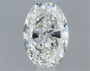 Foto Diamante Natural 0.50 quilates, Ovalado , Color H, claridad VS1 y certificado GIA de