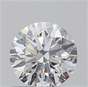 Natural Diamond 0.53 Carats, Round with Excellent Cut, E Color, SI2 Clarity and Certified by GIA
