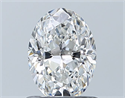 Natural Diamond 0.81 Carats, Oval with  Cut, D Color, VVS2 Clarity and Certified by GIA