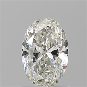 Picture of Natural Diamond 0.90 Carats, Oval with  Cut, I Color, VVS1 Clarity and Certified by GIA