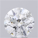 Lab Grown Diamond 3.50 Carats, Round with Ideal Cut, E Color, VVS2 Clarity and Certified by IGI