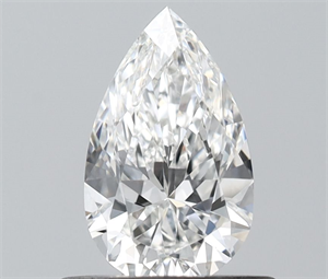Picture of Natural Diamond 0.50 Carats, Pear with  Cut, E Color, VVS2 Clarity and Certified by GIA