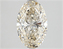 Natural Diamond 1.84 Carats, Oval with  Cut, K Color, VS1 Clarity and Certified by GIA
