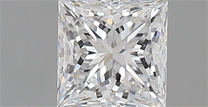 Picture of Natural Diamond 0.71 Carats, Princess with  Cut, D Color, VS2 Clarity and Certified by GIA
