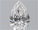 Diamante Natural 0.97 quilates, De pera , Color D, claridad VVS1 y certificado GIA