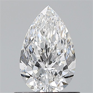 Picture of Natural Diamond 0.70 Carats, Pear with  Cut, D Color, VVS2 Clarity and Certified by GIA