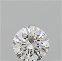 Natural Diamond 0.40 Carats, Round with Excellent Cut, E Color, VVS2 Clarity and Certified by GIA