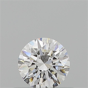 Picture of Natural Diamond 0.40 Carats, Round with Excellent Cut, E Color, VVS2 Clarity and Certified by GIA