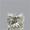 Diamante Natural 0.50 quilates, Princesa , Color J, claridad VVS1 y certificado IGI