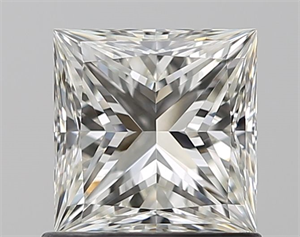 Picture of Natural Diamond 1.01 Carats, Princess with  Cut, I Color, VVS2 Clarity and Certified by GIA
