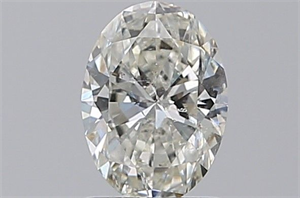 Foto Diamante Natural 1.00 quilates, Ovalado , Color J, claridad SI2 y certificado GIA de
