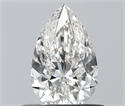 Natural Diamond 0.51 Carats, Pear with  Cut, G Color, SI2 Clarity and Certified by IGI