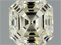 Natural Diamond 1.91 Carats, Asscher with  Cut, N Color, VVS1 Clarity and Certified by GIA