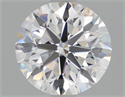 Lab Grown Diamond 2.00 Carats, Round with Excellent Cut, D Color, VVS1 Clarity and Certified by IGI