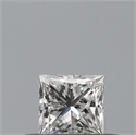 Natural Diamond 0.24 Carats, Princess with  Cut, G Color, VVS1 Clarity and Certified by GIA