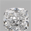 Natural Diamond 0.81 Carats, Cushion with  Cut, D Color, VS2 Clarity and Certified by GIA