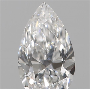Foto Diamante Natural 0.17 quilates, De pera , Color D, claridad SI1 y certificado IGI de