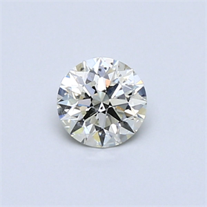 Picture of Natural Diamond 0.40 Carats, Round with Excellent Cut, K Color, SI2 Clarity and Certified by GIA