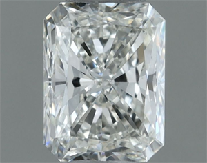 Picture of Natural Diamond 0.50 Carats, Radiant with  Cut, I Color, VVS1 Clarity and Certified by GIA
