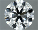 Natural Diamond 1.00 Carats, Round with Very Good Cut, J Color, VVS1 Clarity and Certified by GIA
