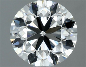 Picture of Natural Diamond 1.00 Carats, Round with Very Good Cut, J Color, VVS1 Clarity and Certified by GIA