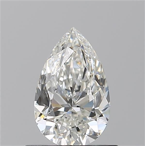 Foto Diamante Natural 0.70 quilates, De pera , Color H, claridad VS2 y certificado GIA de