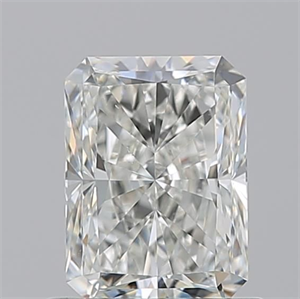 Picture of Natural Diamond 1.01 Carats, Radiant with  Cut, G Color, VS2 Clarity and Certified by IGI