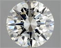 Natural Diamond 2.01 Carats, Round with Excellent Cut, G Color, VS2 Clarity and Certified by GIA