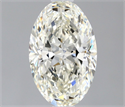 Diamante Natural 0.65 quilates, Ovalado , Color H, claridad VVS1 y certificado IGI