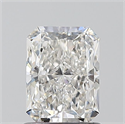 Natural Diamond 1.06 Carats, Radiant with  Cut, G Color, VS1 Clarity and Certified by GIA