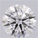 Lab Grown Diamond 2.91 Carats, Round with Ideal Cut, D Color, VVS1 Clarity and Certified by IGI