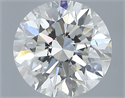 Natural Diamond 0.80 Carats, Round with Excellent Cut, H Color, SI2 Clarity and Certified by GIA