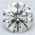 Diamante Natural 4.01 quilates, Redondo , Color H, claridad VVS2 y certificado GIA