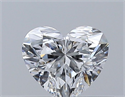 Natural Diamond 0.33 Carats, Heart with  Cut, E Color, VVS1 Clarity and Certified by GIA