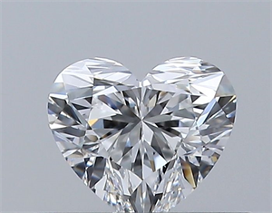 Picture of Natural Diamond 0.33 Carats, Heart with  Cut, E Color, VVS1 Clarity and Certified by GIA