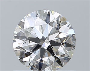 Picture of Natural Diamond 0.70 Carats, Round with Excellent Cut, H Color, SI2 Clarity and Certified by GIA