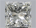 Natural Diamond 3.01 Carats, Princess with  Cut, K Color, VS1 Clarity and Certified by GIA