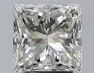 Picture of Natural Diamond 3.01 Carats, Princess with  Cut, K Color, VS1 Clarity and Certified by GIA