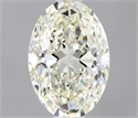 Natural Diamond 0.52 Carats, Oval with  Cut, J Color, VS2 Clarity and Certified by IGI