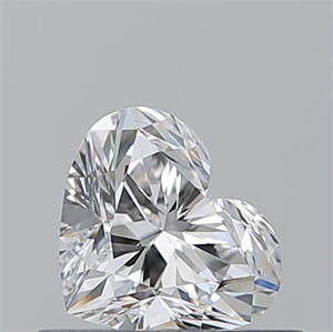 Picture of Natural Diamond 0.50 Carats, Heart with  Cut, F Color, VVS1 Clarity and Certified by GIA
