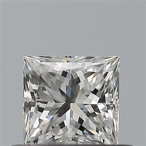 Picture of Natural Diamond 0.41 Carats, Princess with  Cut, G Color, VS1 Clarity and Certified by GIA