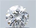 Natural Diamond 0.51 Carats, Round with Excellent Cut, F Color, SI1 Clarity and Certified by GIA