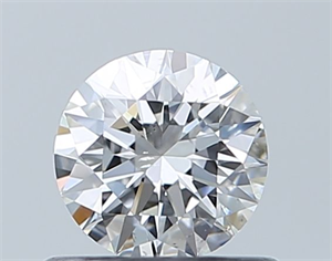 Picture of Natural Diamond 0.51 Carats, Round with Excellent Cut, F Color, SI1 Clarity and Certified by GIA