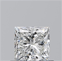 Natural Diamond 0.70 Carats, Princess with  Cut, G Color, VVS1 Clarity and Certified by GIA