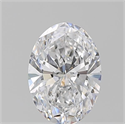 Natural Diamond 1.72 Carats, Oval with  Cut, D Color, VS1 Clarity and Certified by GIA